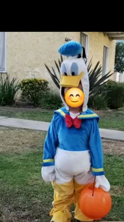 Authentic Disney Parks Infant Toddler Donald Duck Plush Costume Jumpsuit 24 Months