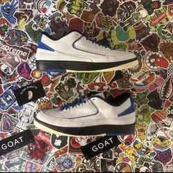 Sz 8- Jordan 2 Low- Varsity Blue