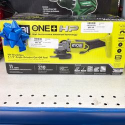 Ryobi 18v Brushless 4-1/2 Angle Grinder/cut-off Tool