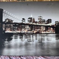 Canvas Frame New York City Skyline