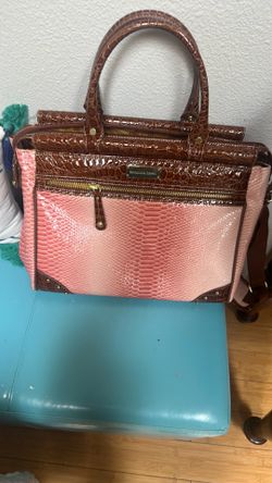 Samantha Brown chocó embossed travel bag