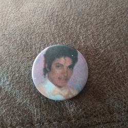 Vintage Original Michael Jackson Button