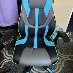 Gaming chair with lights.