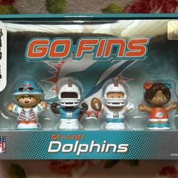 Little People Collector x NFL Miami Dolphins Set