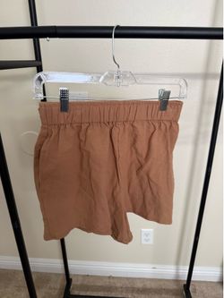 Medium Tan Women’s Soft Shorts with Pockets
