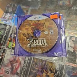 The Legend of Zelda: Breath of the Wild (Nintendo Wii U, 2017) Disc Only