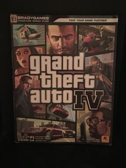 PS3 GTA 4 Game book guide