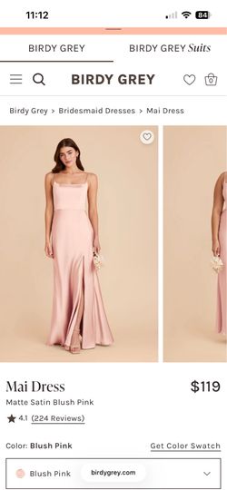 Birdie Grey Bridesmaid Dress