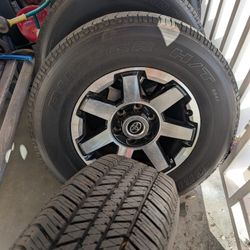Toyota 4runner Takeoff Wheels & Spare Tire Trd Trail Premium Offroad 