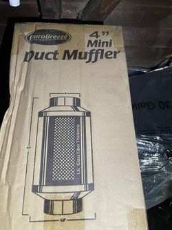 DuraBreeze Duct Muffler, 4”