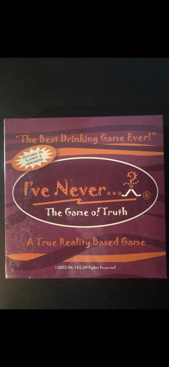 I've Never! The Game Of Truth- Best Drinking Game Ever