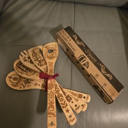 Great Christmas Gift!!!    Bamboo Cooking Utensils