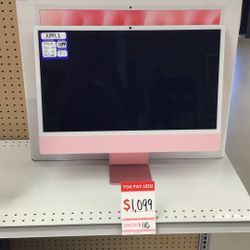 Apple iMac With 512gb Hd And 24gb Of Ram, This Has The M4 Processor And Keyboard With Mouse!