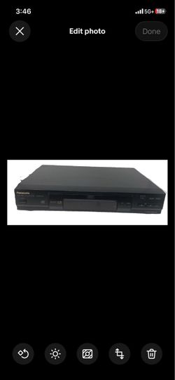 Panasonic DVD-RV30 DVD Player Tested Working Optical Output No Remote