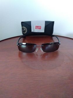 Ray.Ban Sun glasses (Men) With Case & Cleaning Cloth