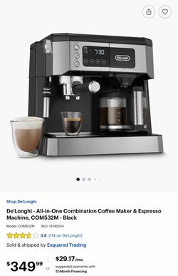 De'Longhi - All-in-One Combination Coffee Maker & Espresso Machine >>Pending pick up<<