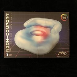 Neon-Comfort Inflatable Gaming Chair with Led lights By Packard Bell