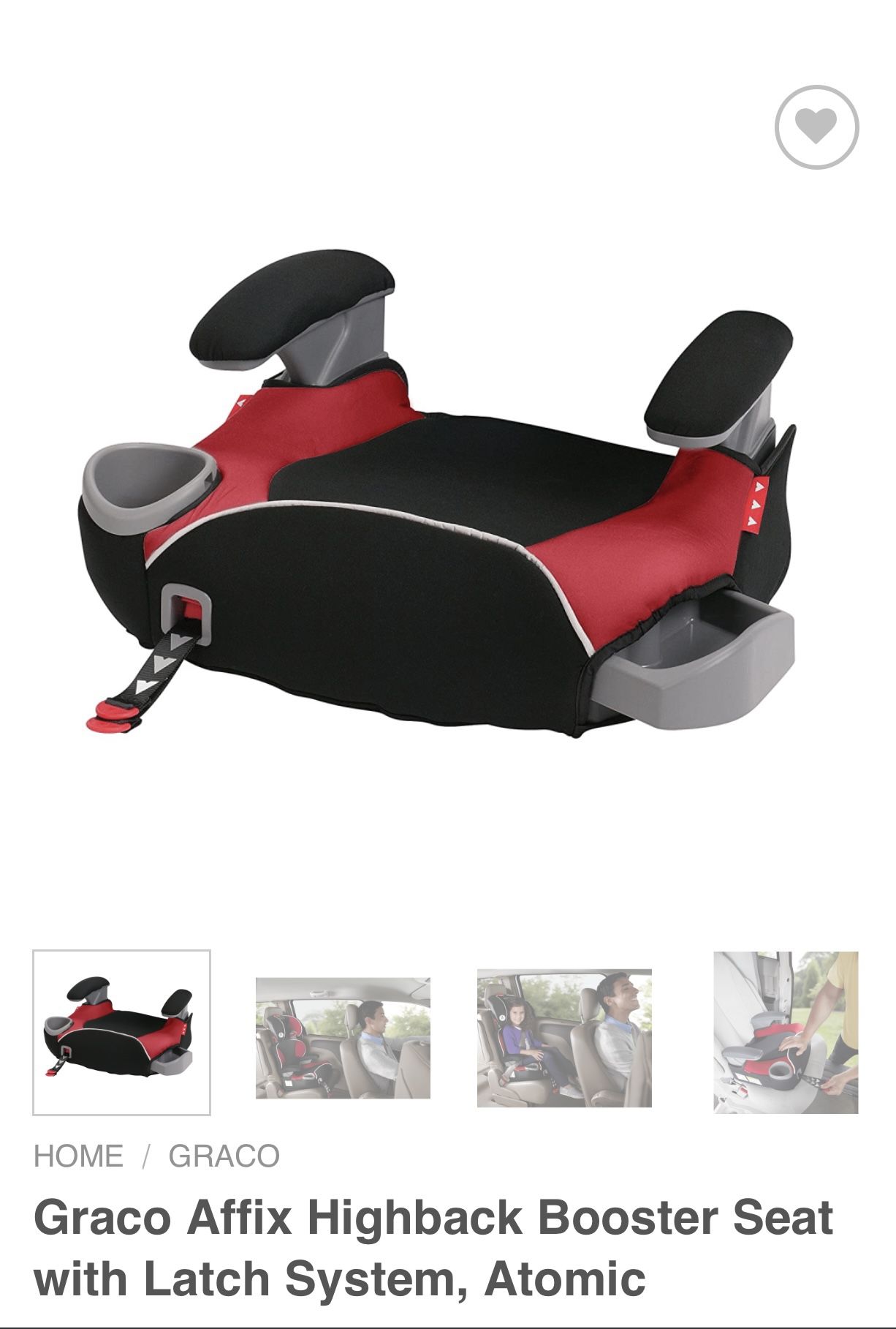Graco AFFIX™ Highback Booster Seat with Latch System