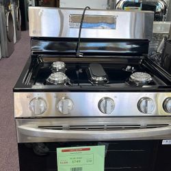 Gas Stove Stainless New Open Box 