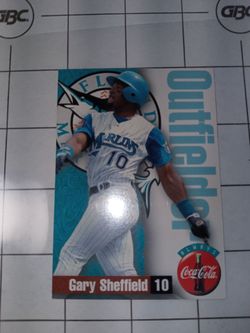 Coca-Cola edition Gary Sheffield Marlins Florida Marlins baseball card Mint condition Publix addition