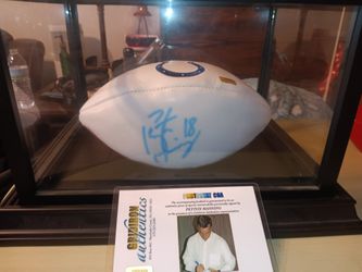 Peyton Manning Autographed Football
