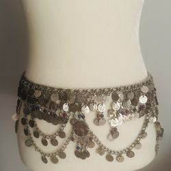 Belly Dance Coin Belt Or Waist Belt