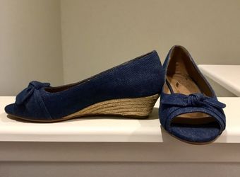 Brand New Women’s Aerosole Brand Denim Wedges Size 7