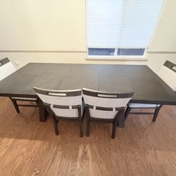 Dining Table With Chairs And Bench