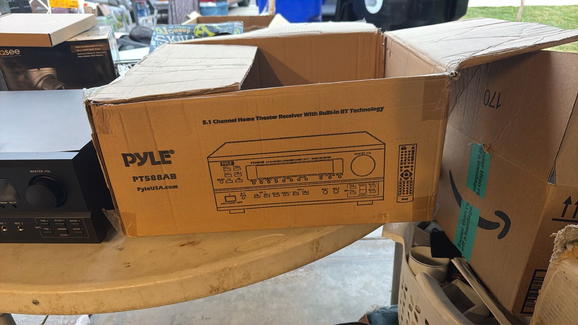 Pyle PT588AB 5.1 Receiver Bluetooth 🔊 Home Theater + Karaoke