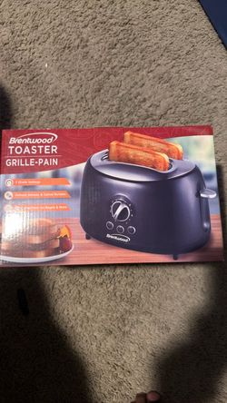NEW Brentwood 2-Slice Toaster – Black