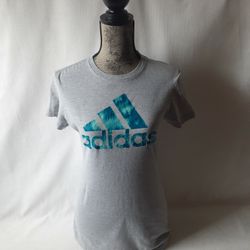 Adidas women's gray short sleeve t-shirt size S/P