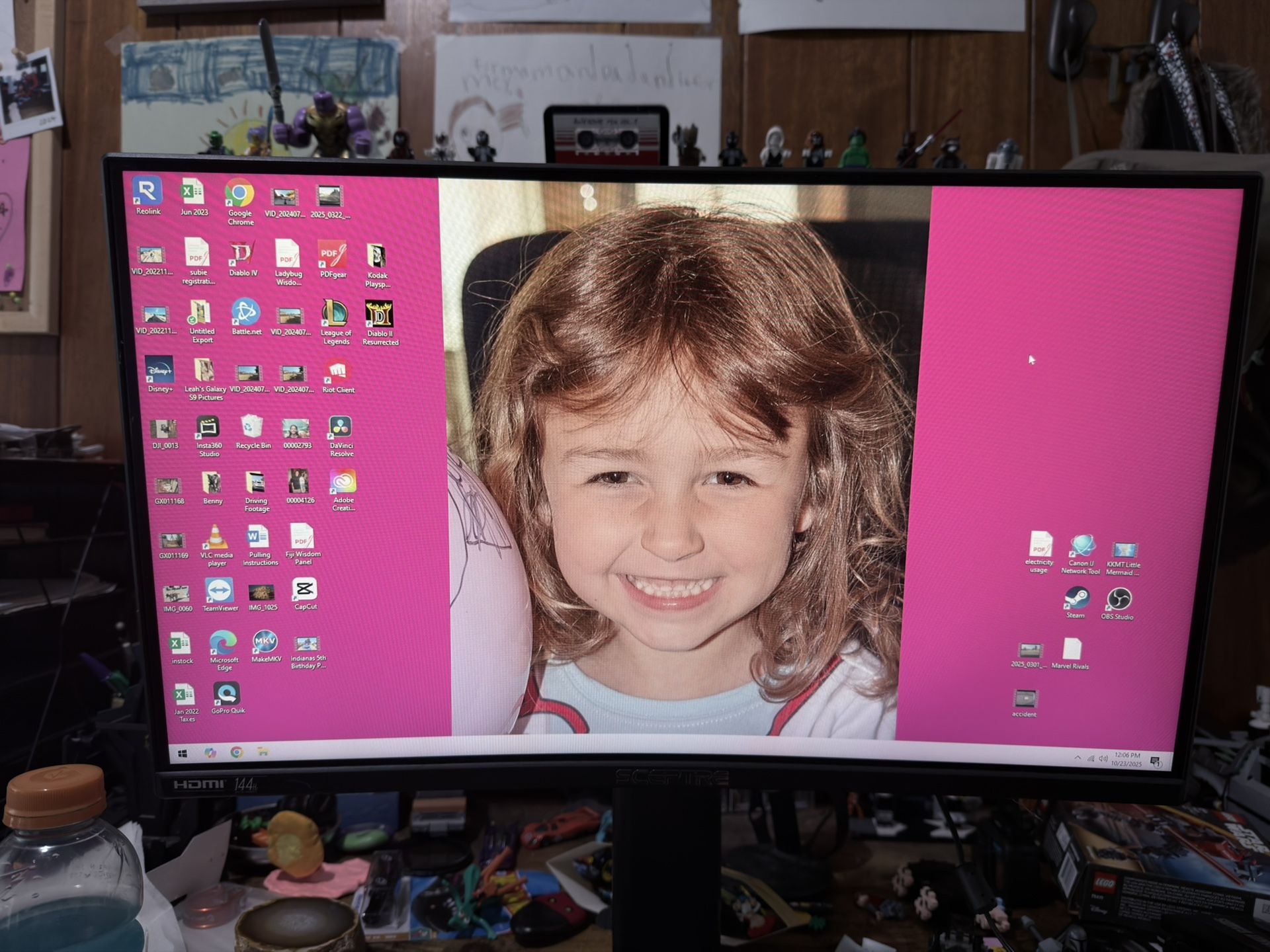 Sceptre 24" Curved Gaming Monitor 144hz Refresh Rate