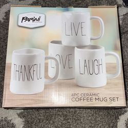 4pc Coffee mug Set 