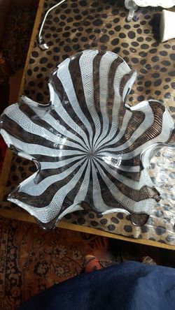Hand blown Ventiani Muano vase