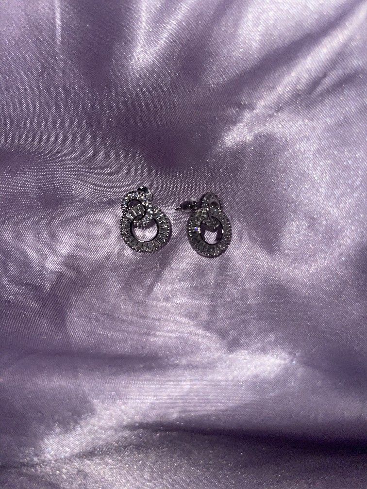 925 Zircon Diamonds Earrings