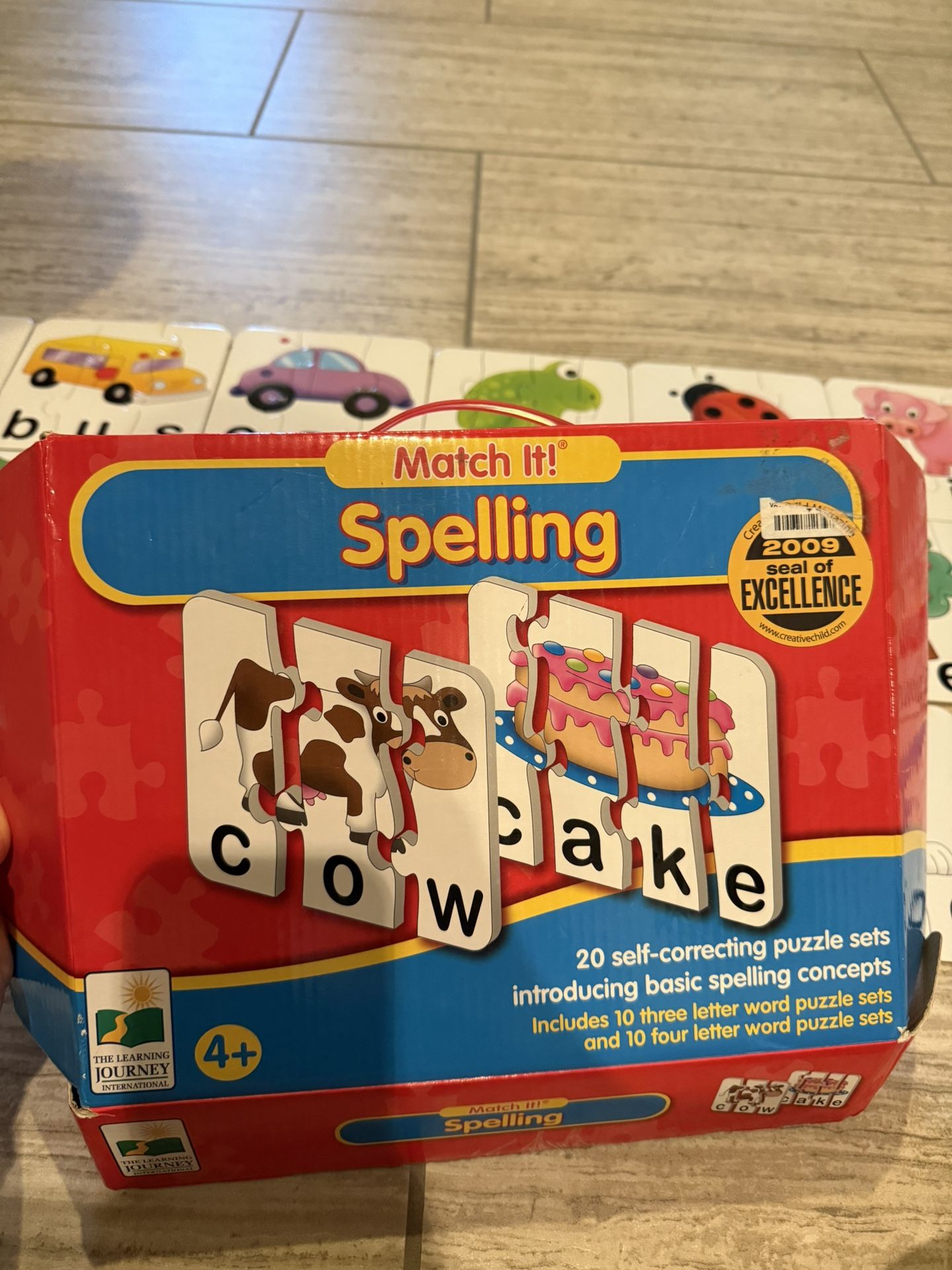 Match It Spelling Puzzle 