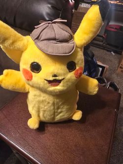 Detective Pikachu Plush Plushie - Pokemon Stuffed Animal