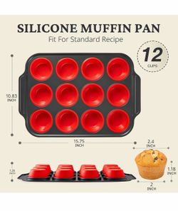 BRAND NEW Silicone muffin pan