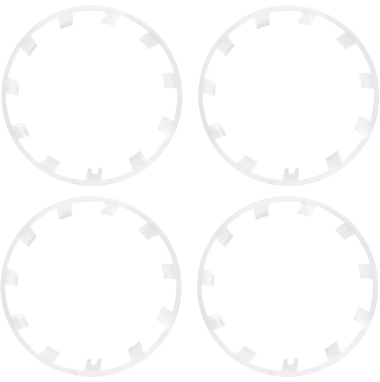 White Rim Protector for Tesla Model Y 21 Inches ABS Rim Hubcap Cover Rim Guard Wheel Covers Car Protection Tire Trim Rings,4 pcs，wthite 