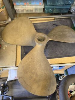 Solid Brass Propeller For Boat
