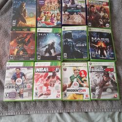 12- Xbox 360 Games-everything In The Pic
