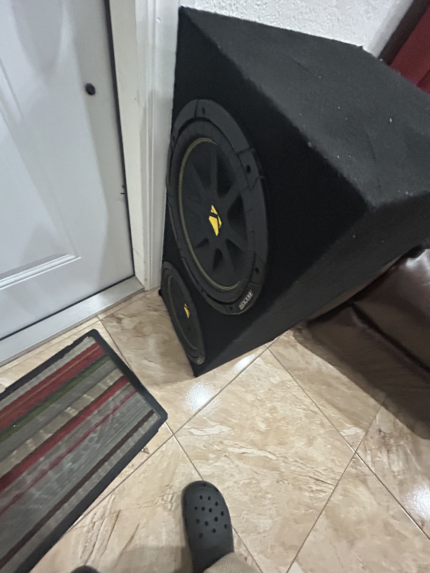 2/12 Inch Subs with a Box 