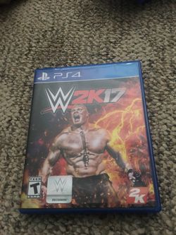 Wwe 2k17 for ps4 with game case