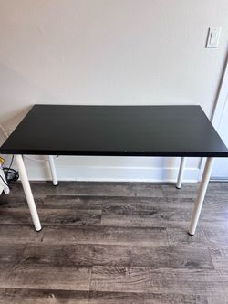 Black-Brown Desk Table FURNITURE