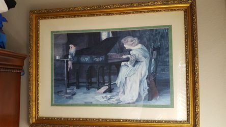 Frame picture piano