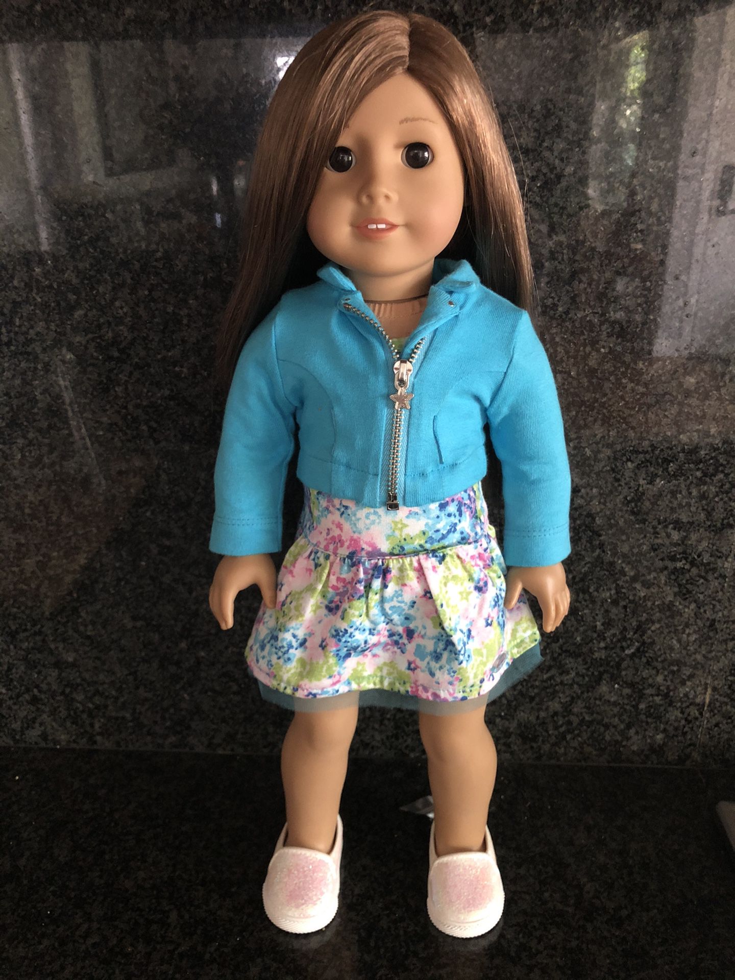 American Girl Doll and accessories and dresser