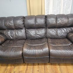Leather Couch 