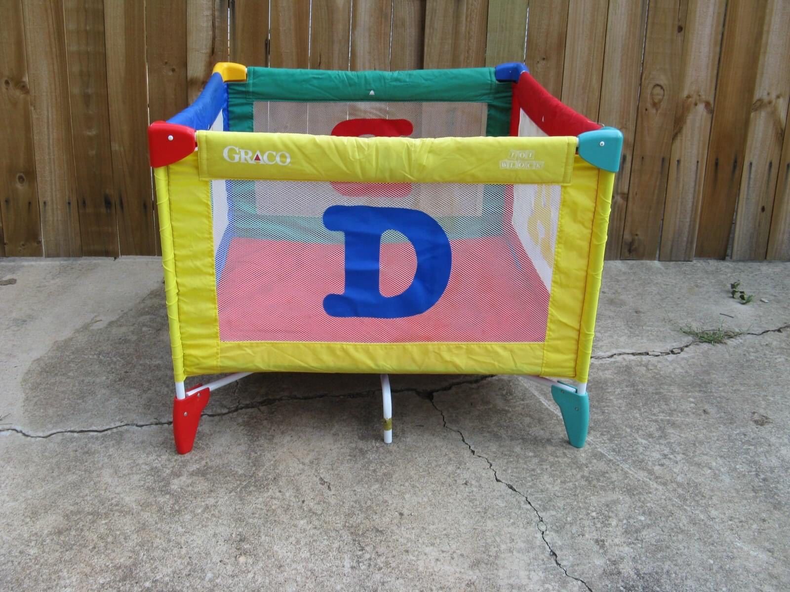 Large Graco  ABC Block  Pack N Play
