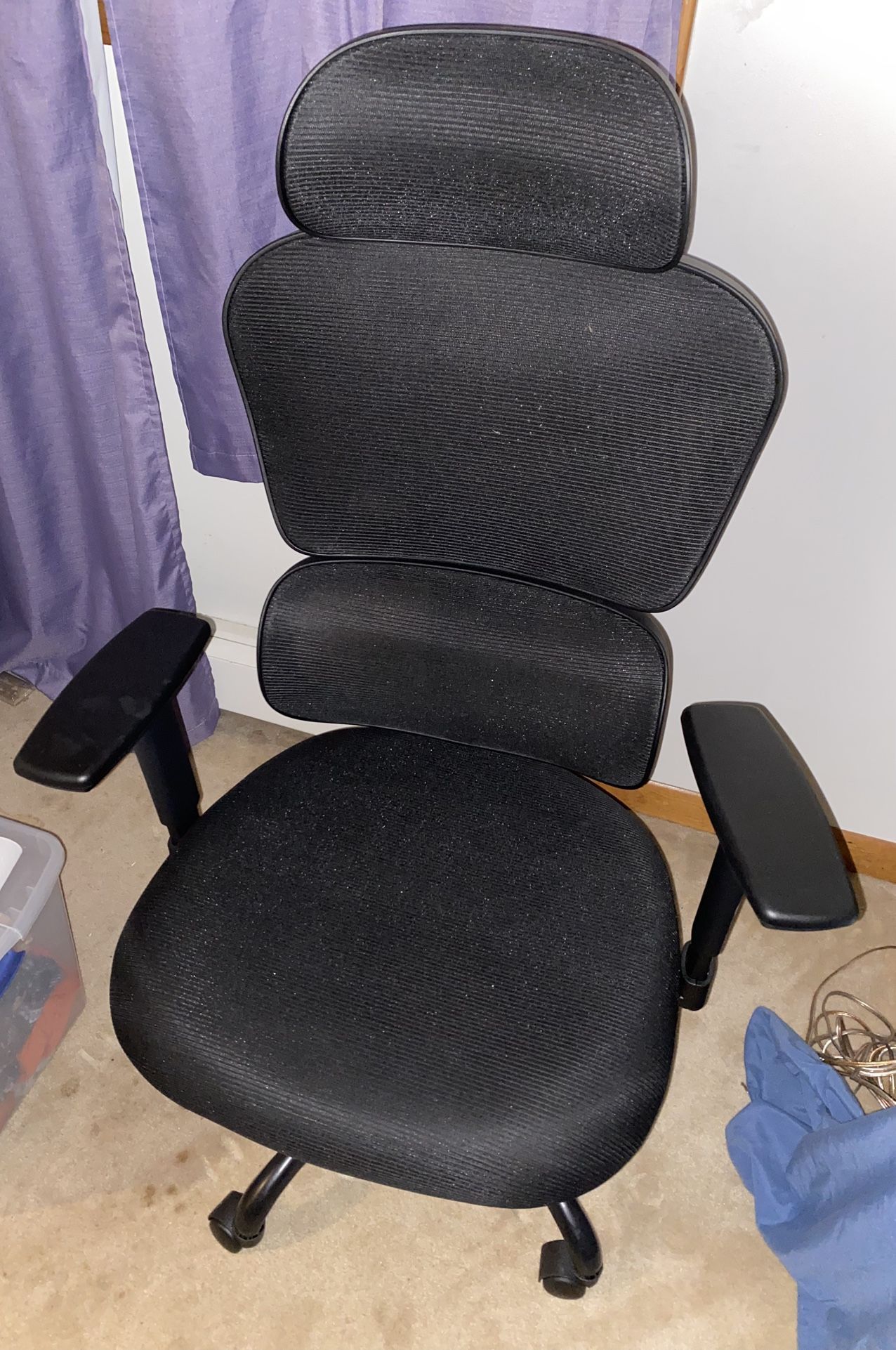 Ergonomic Adjustable Black Desk Office Chair