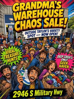 Available at grandma's warehouse